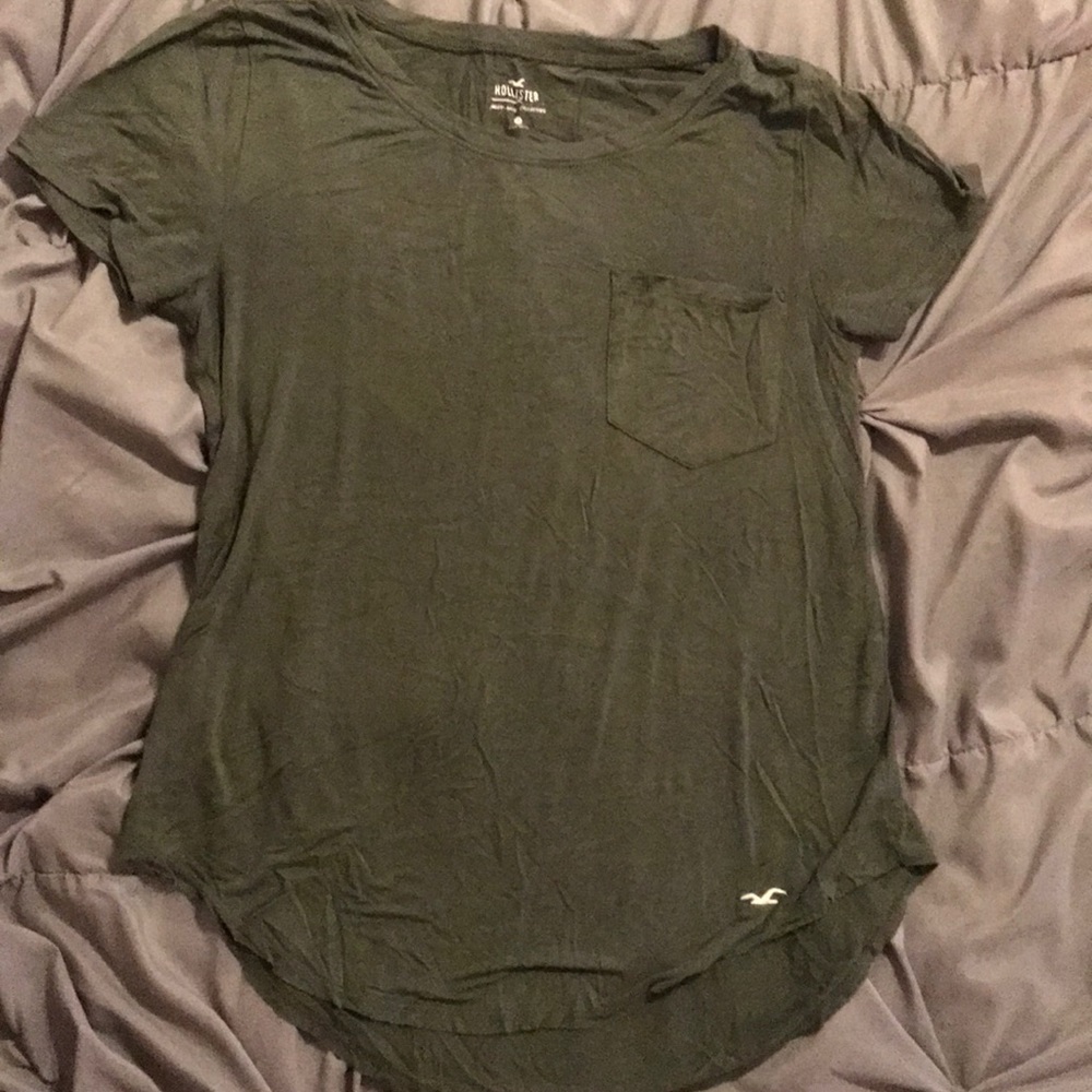 Olive green tee